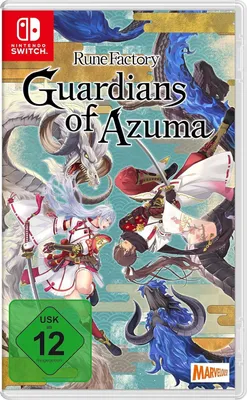 The cover art for the Nintendo Switch game Rune Factory: Guardians of Azuma.