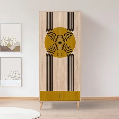 Produktbild von Skye Decor, City Gradrop Sun, Kleiderstangen, Mehrfarbig, 80 x 190 x 45 cm