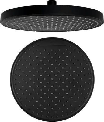 Zdjęcie produktu dla Głowica prysznicowa, średnica 255 mm, ABS/czarny mat