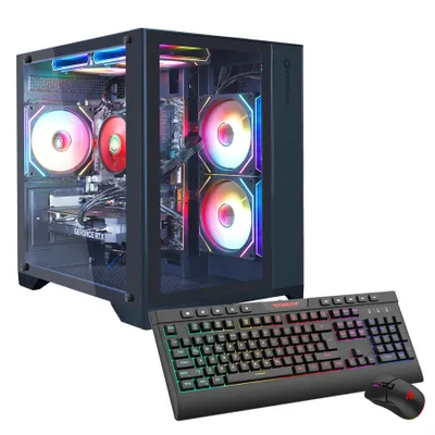 GAMEMAX Gaming-PC Infinity Mini BK 7796 Ryzen 7 5700X 16GB RAM 1TB SSD RTX 5060Ti Windows 11