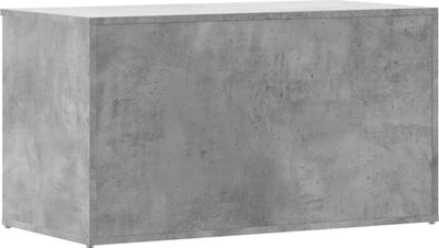 vidaXL Aufbewahrungstruhe Betongrau 84x42x46 cm Holzwerkstoff