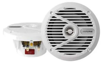 Produktbild von Alpine SPS-M601W | 16,5 cm 2-Wege Koax-Lautsprecher Marine | Weiß