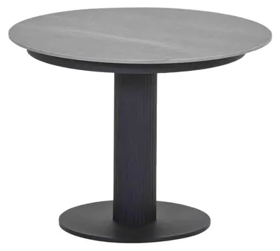 Produktbild von Garden Impressions Nice Lounge Tisch - Ø60xH45 cm - carbon black - Centostone Napoli sand
