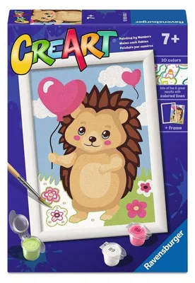 Image de Ravensburger CreArt Schilderen op Nummer - Egel