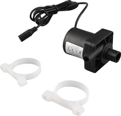Image de DC 12V Brushless Water Pump Low Noise 0.79inch Inlet and 0.39inch Outlet Small Submersible Booster Pump 700L/H 5m/16.4ft for Fish Tank Fountain Pool Pond Aquarium Solar Water Circulation System