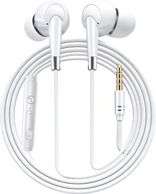 Produktbild von Kabelgebundene Ohrhörer, In-Ear-Headset mit HiFi-Klangqualität, 3,5-mm-Stecker, kabelgebundener Kopfhörer mit Mikrofon für Musikanrufe und Sport