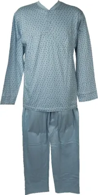Immagine prodotto di Pigiama uomo cotone manica lunga pantalone lungo collo serafino RAGNO articolo N62989, 7-SETTIMA, Cotone 100%