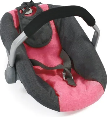 Image de Siège-auto pour poupée, mélange anthracite-rose