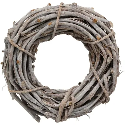 Immagine prodotto di Ghirlande per porte in rattan grigio avvolte di varie dimensioni