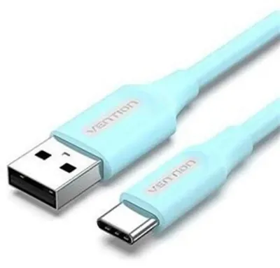 Produktbild von Vention COKSH, 2 m, USB A, USB C, USB 2.0, 0,48 Gbit/s, Blau