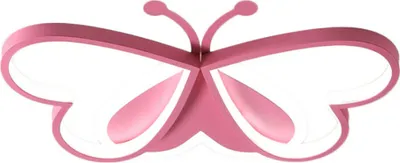 Produktbild von Stropní svítidla Butterfly Stropní svítidlo Moderní akrylový LED lustr Růžová lampa do ložnice