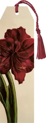 Productafbeelding van Boekmarkering met het motief "Oranje Herfstplanten, Amaryllis"