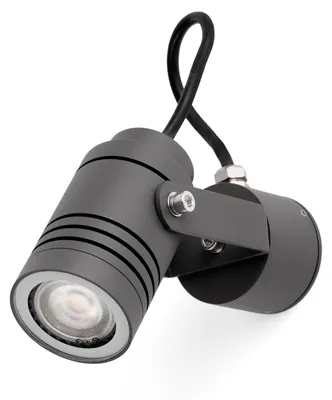 Immagine prodotto di Spot LED da parete per esterni LIT IP54 grigio scuro