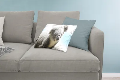 Produktbild von MuchoWow® Zierkissen Sofakissen Wohnzimmer Dekokissen 60x40 cm Koala - Nahaufnahme - Tier - Kinder - Jungen - Mädchen - Kopfkissen - Polster mit Foto