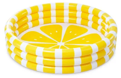 Immagine prodotto di Piscina gonfiabile rotonda per bambini a 3 camere, 147x33 cm, in scatola 24x23x9 cm, dai 2 anni in su