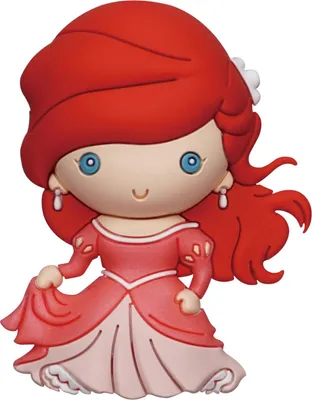 Produktbild von Monogram Arielle, Die Meerjungfrau Ariel Metallic 3d-magnet Rot  Rot One Size