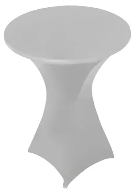 Produktbild von Stehtischhusse Stretch | Hussen/Topper für Stehtische Ø 80cm Grau