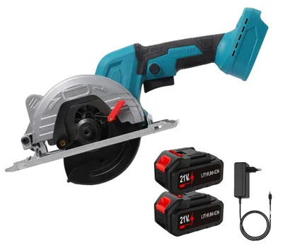 Obrázek produktu pro Kotoučová pila, bezkartáčový motor, všestranné řezací možnosti, 2 baterie, EU-A