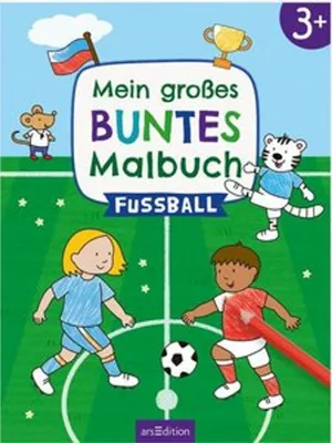 Produktbild von Mein großes buntes Malbuch - Fußball