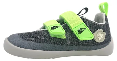 Immagine prodotto di Affenzahn, scarpe per bambini "Happy Knit Panther", modello stivaletto, colore grigio, adatte per attività all'aperto e tempo libero