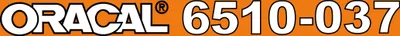 Produktbild von Oracal 6510 Fluorescent - 037 ORANGE in 31,5 x 100cm