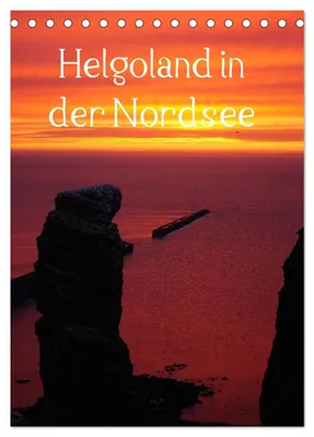 Produktbild von Helgoland in der Nordsee (Tischkalender 2027 DIN A5 hoch), CALVENDO Monatskalender
