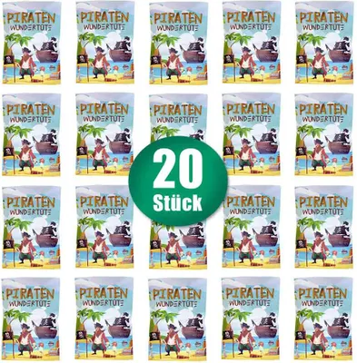 Produktbild von Wundertüte 20er Set Piraten gefüllt