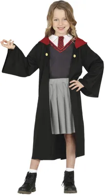Produktbild von Halloween Kinderkostüm "Zauber Schülerin" | 6-tlg. Größe: 5-6 Jahre