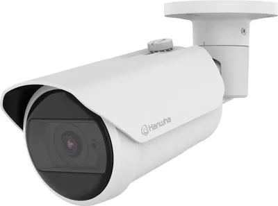 Produktbild von Hanwha QNO-C8013R, IP-Sicherheitskamera, Draußen, Kabelgebunden, 120 dB, Decke/Wand, Weiß