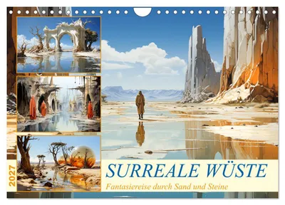 Produktbild von Surreale Wüste (Wandkalender 2027 DIN A4 quer), CALVENDO Monatskalender