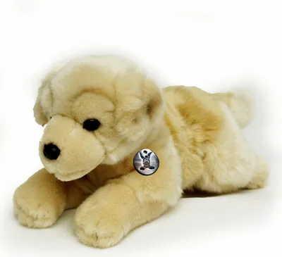 Produktbild von Golden Retriever Kuscheltier liegend 29 cm - Labrador Hund Doodle FINJA