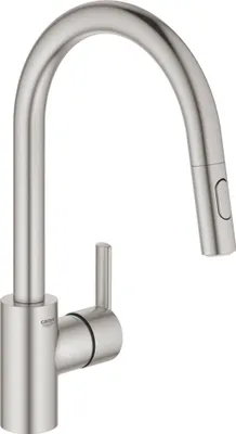 Produktbild von Grohe Spültischarmatur Feel supersteel, mit Handbrause