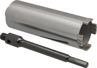 Produktbild von Diamantbohrkrone Ø 68 mm Nutzlänge 180 mm mit 6-kant-Aufnahme 200 mm Segmenthöhe 10 mm Diamant Bohrkrone Trockenbohrkrone Kernbohrer Betonbohrkrone Kernbohrkrone BTEC