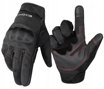 Produktbild von Motorradhandschuhe A60 Touchscreen warm mit Knöchelprotektor
