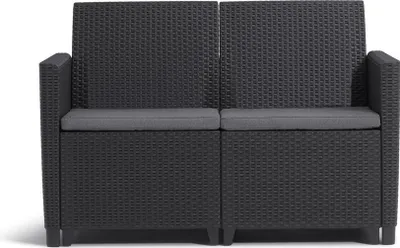 Produktbild von KETER Gartenbank MARIE 2-Sitzer-Sofa, graphit