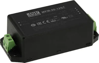 Obrázok produktu pre MEAN WELL MPM-90-24ST Vnútorný napájací zdroj a menič napätia 90 W čierny (MPM-90-24ST)