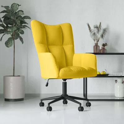 Produktbild von vidaXL Relaxsessel Senfgelb Samt