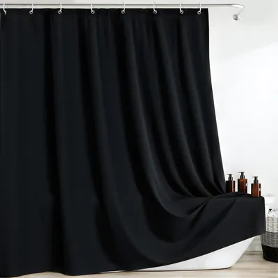 Image de Rideau de douche, 180 x 200 cm, en polyester, résistant à la moisissure, pour salle de bain