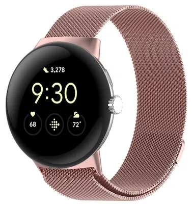 Produktbild von Smartwatch Armband Metall für Google Pixel Watch 5 / 4 / 3 / 2 45mm Magnet
