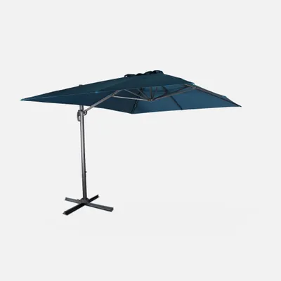 Produktbild von sweeek - Rechteckiger Sonnenschirm 3x4 m - Wasserblau