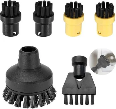 Obrázek produktu pro Sada kulatých kartáčů, 6 kusů, pro parní čističe