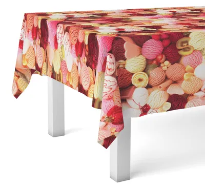 Tischdecke aus Wachstuch, Gelatto, 240 x 140 cm