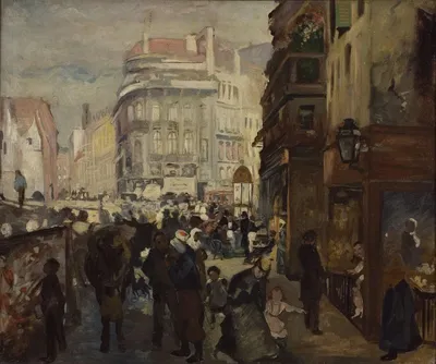 Imagen del producto de Solidchoice - Impresión artística de "Werkdag" en París, 60x90 cm