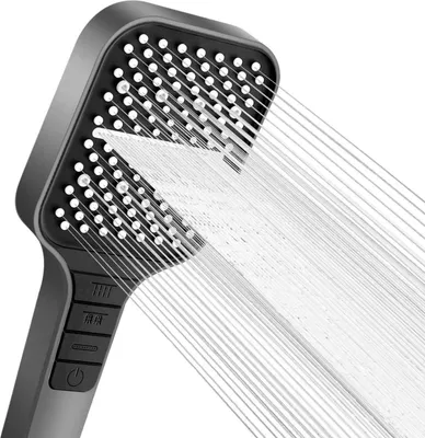 Produktbild von VEHHE Duschkopf Regendusche 7 Strahlarten Wassersparend Grau