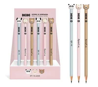 Produktbild von Interdruk Bleistift mit Topper BeBe Friends Girls
