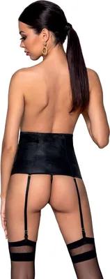 Image de Ensemble porte-jarretelles noir Céline