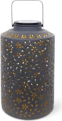 Immagine prodotto di Solar lantern - GARDEN ID Dubai - 25 x 41 cm - 6-8h battery life - Switch - Sturdy handle - Rechargeable battery.