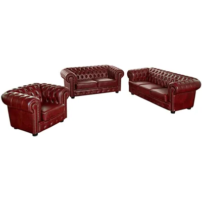 Produktbild von Max Winzer Norwin Sofa 3-Sitzer / Sofa 2-Sitzer / Sessel - Farbe: rot - Maße:  -  cm x 98 cm x 74 cm; 2909-901-9342023-F07