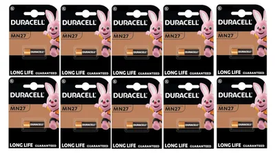 Produktbild von 10 x Duracell MN27 27A A27 8LR732 (10 Blister à 1 Batterie) 10 Batterien
