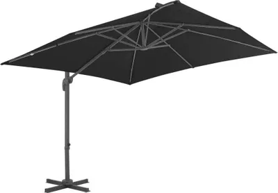 Immagine prodotto di vidaXL Ombrello Ampel con palo in alluminio 300x300 cm antracite